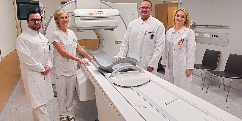 Neues SPECT-CT-Gerät verbessert nuklearmedizinische Diagnostik im KSK Neues SPECT-CT-Gerät verbessert nuklearmedizinische Diagnostik im KSK